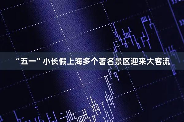 “五一”小长假上海多个著名景区迎来大客流