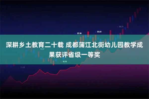 深耕乡土教育二十载 成都蒲江北街幼儿园教学成果获评省级一等奖